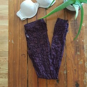 Free People Lace Leggings